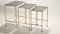 Tables Gigogne en Laiton, 1960s 4