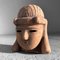 Ceramica Haniwa Warrior Head, Miyazaki, Giappone, anni '50, Immagine 4