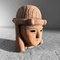 Ceramica Haniwa Warrior Head, Miyazaki, Giappone, anni '50, Immagine 6