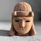 Ceramica Haniwa Warrior Head, Miyazaki, Giappone, anni '50, Immagine 1