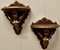 Large Italian Carved Gilt Wall Brackets, 1800s, Set of 2 1