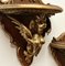 Large Italian Carved Gilt Wall Brackets, 1800s, Set of 2 5