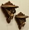 Large Italian Carved Gilt Wall Brackets, 1800s, Set of 2 2