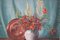 Michael Gordon Brockway, Bodegón con amentos, óleo sobre lienzo, años 60, enmarcado, Imagen 3