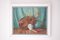 Michael Gordon Brockway, Natura morta con amenti, Olio su tela, anni '60, con cornice, Immagine 1
