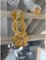 Venezianischer rechteckiger goldener Floreal Spiegel von Simoeng 4