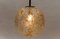 Mid-Century Modern Glass Ball Pendant Lamp by Doria Leuchten, Germany, 1960s 5