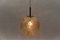 Mid-Century Modern Glass Ball Pendant Lamp by Doria Leuchten, Germany, 1960s, Image 3