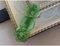Venetian Rectangular Green Floreal Hand-Carving Mirror by Simoeng 4