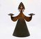 Vintage Figure Lady Dress Copper Candle Holder in the style of Bjorn Wiinblad, 1970s, Image 9
