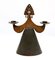 Vintage Figure Lady Dress Copper Candle Holder in the style of Bjorn Wiinblad, 1970s 6