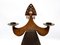 Vintage Figure Lady Dress Copper Candle Holder in the style of Bjorn Wiinblad, 1970s, Image 2