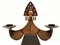 Vintage Figure Lady Dress Copper Candle Holder in the style of Bjorn Wiinblad, 1970s, Image 4