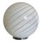 Lampe de Bureau Spirale en Verre de Murano Blanc par Simoeng 1