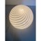 Weiße Spiral Tischlampe aus Muranoglas von Simoeng 8