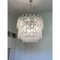 Large Clear Poliedri Murano Glass Chandelier by Simoeng 6