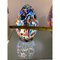 Mehrfarbige venezianische Millefiori Murrine Tischlampe aus Muranoglas von Simoeng 7