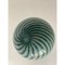 Ovale Hängelampe aus Muranoglas in Grün und Weiß von Simoeng 6