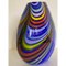 Künstlerische Vase aus Muranoglas mit farbigem Schilfrohr von Simoeng 8