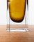 Vaso Mid-Century minimalista in vetro massiccio, anni '60, Immagine 2