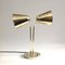 Mid-Century Adjustable Brass Library Lamp by Jacques Biny for Luminalité, 1950s 7