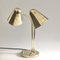 Mid-Century Adjustable Brass Library Lamp by Jacques Biny for Luminalité, 1950s, Image 6