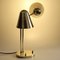 Verstellbare Mid-Century Bibliothekslampe aus Messing von Jacques Biny für Luminalité, 1950er 4