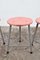 Vintage Pink Stool, 1970s 4