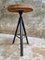Industrial Plant Table in Oak with Iron Leg, 1960s 2