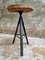 Industrial Plant Table in Oak with Iron Leg, 1960s, Image 2