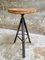 Industrial Plant Table in Oak with Iron Leg, 1960s, Image 3