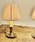 French Brass Bedside Lamps, 1960s, Set of 2 3