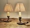 French Brass Bedside Lamps, 1960s, Set of 2 4