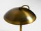Large Mid-Century Modern Brass Table Lamp with Swivel Joint, 1950s 11