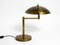 Grande Lampe de Bureau Mid-Century Moderne en Laiton avec Articulation Pivotante, 1950s 2