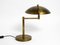 Large Mid-Century Modern Brass Table Lamp with Swivel Joint, 1950s 2