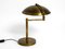 Lampada da tavolo Mid-Century moderna in ottone con snodo girevole, anni '50, Immagine 17