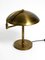 Grande Lampe de Bureau Mid-Century Moderne en Laiton avec Articulation Pivotante, 1950s 8