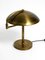 Lampada da tavolo Mid-Century moderna in ottone con snodo girevole, anni '50, Immagine 8