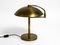 Grande Lampe de Bureau Mid-Century Moderne en Laiton avec Articulation Pivotante, 1950s 20