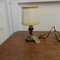 French Brass Night Table Lamps, 1950s, Set of 2 1