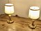 French Brass Night Table Lamps, 1950s, Set of 2, Image 5