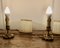 Lampade da comodino in ottone, Francia, anni '50, set di 2, Immagine 3