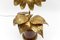 Mid-Century Modern Sunflower Table Lamp in Brass and Wood, 1970s, Image 11