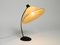 Large Mid-Century Modern Table Lamp with Fiberglass Shade, 1950s, Image 3