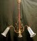 Vintage Brass Chandelier, 1890s 2