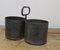 French Rustic Twin Bottle Carrier, Coaster, 1950s 1