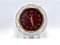 Vintage Uhr aus Kristallglas & Messing von Majak, 1970er 1