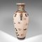 Tall Vintage Japanese Ceramic Satsuma Vases, 1940s, Set of 2 3