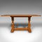 Vintage 20th Century English Oak Coffee Table, 1970s, Image 6